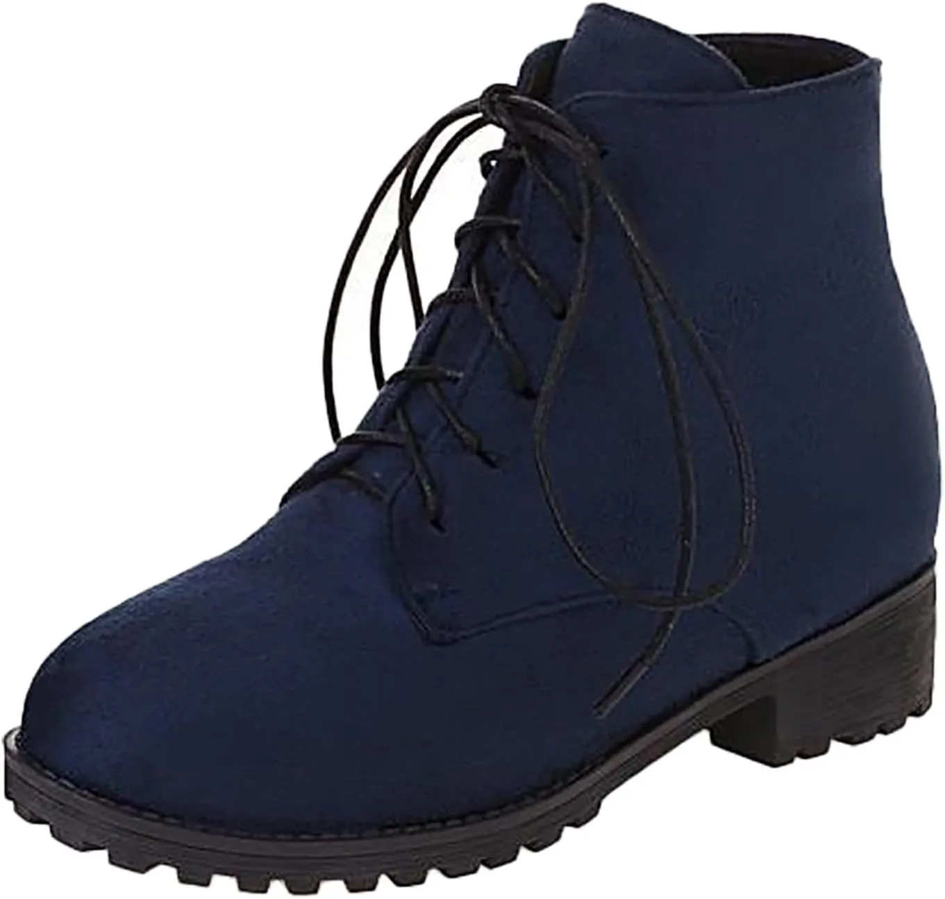 Ankle Boots for Women Womens Dress Booties Booties for Women Low Heel Work Boot Shoe Laces Men Closed Back Lightweight Breathable Pointed Toe Mid Heel Slip On