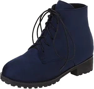 Ankle Boots for Women Womens Dress Booties Booties for Women Low Heel Work Boot Shoe Laces Men Closed Back Lightweight Breathable Pointed Toe Mid Heel Slip On
