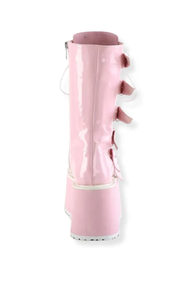 Baby Spicy Pink Platform Boots