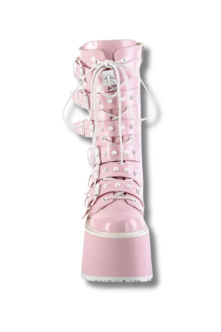 Baby Spicy Pink Platform Boots