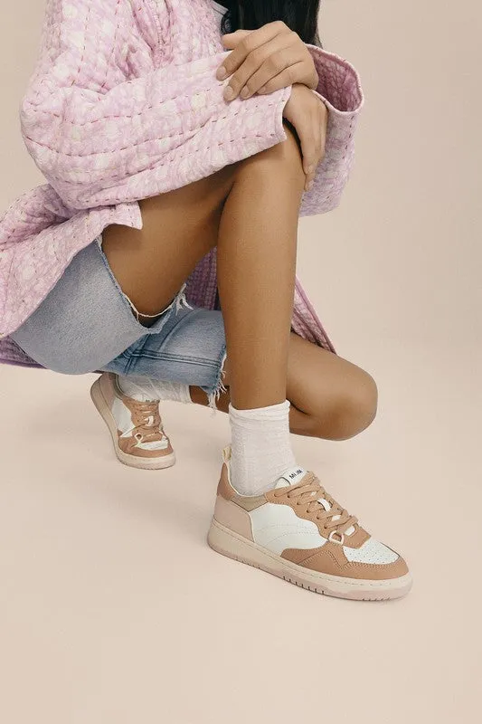 C0NCEPT - Pastel Panel Lace-Up Sneakers