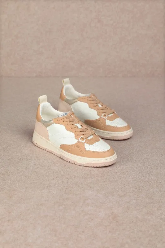 C0NCEPT - Pastel Panel Lace-Up Sneakers