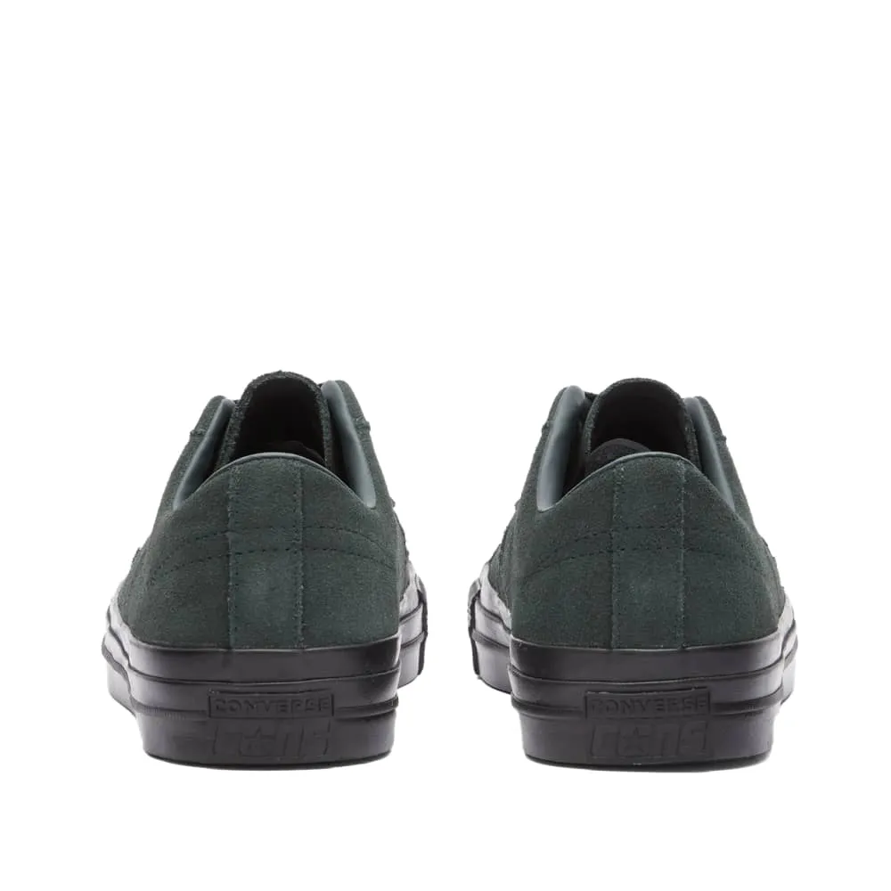 Converse One Star Pro Classic Suede Sneakers, Black