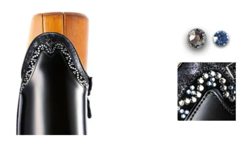 DeNiro Bellini Custom Dressage Boots Wrat Blu Oceano & Infinito Sky