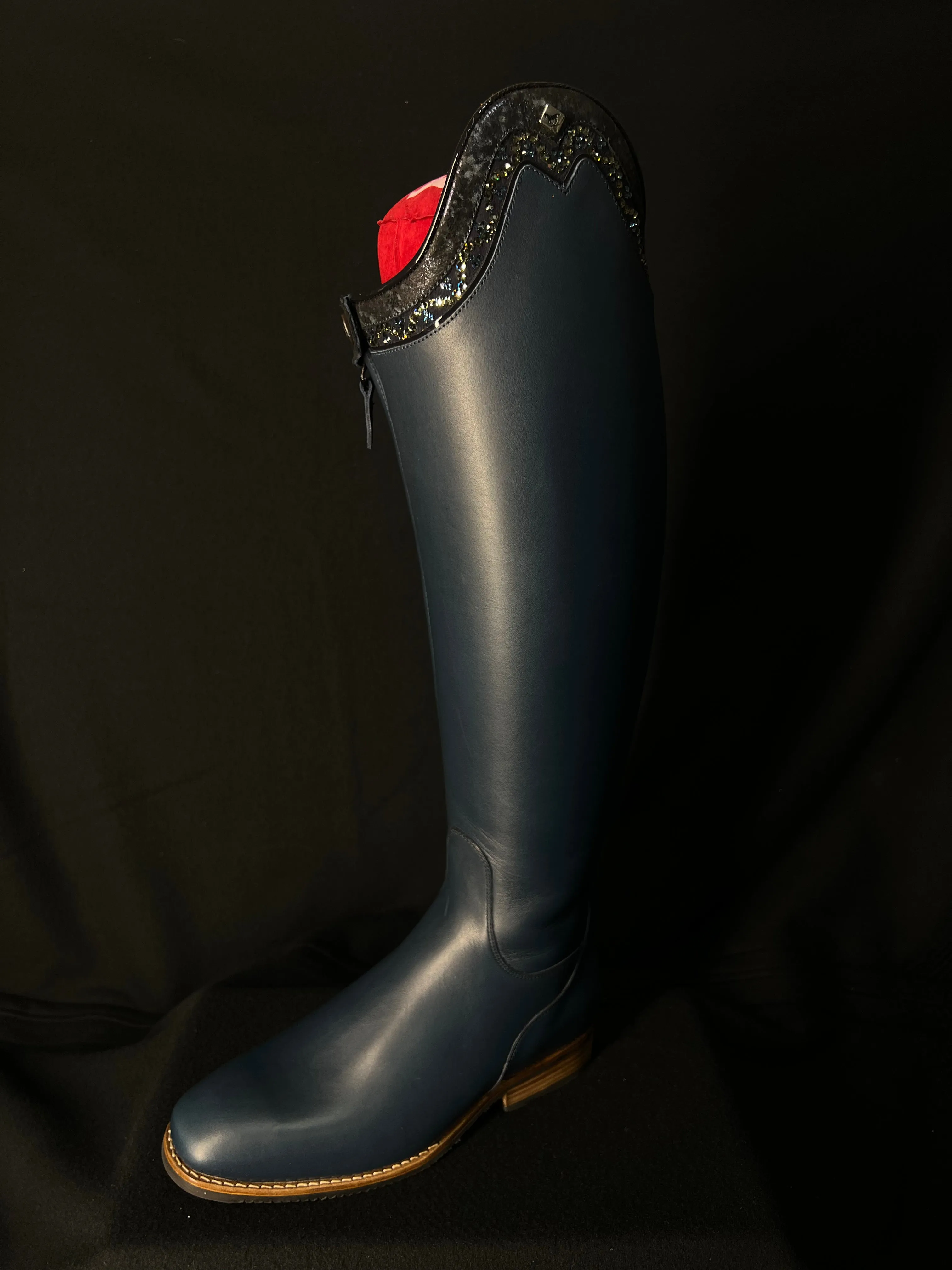 DeNiro Bellini Custom Dressage Boots Wrat Blu Oceano & Infinito Sky