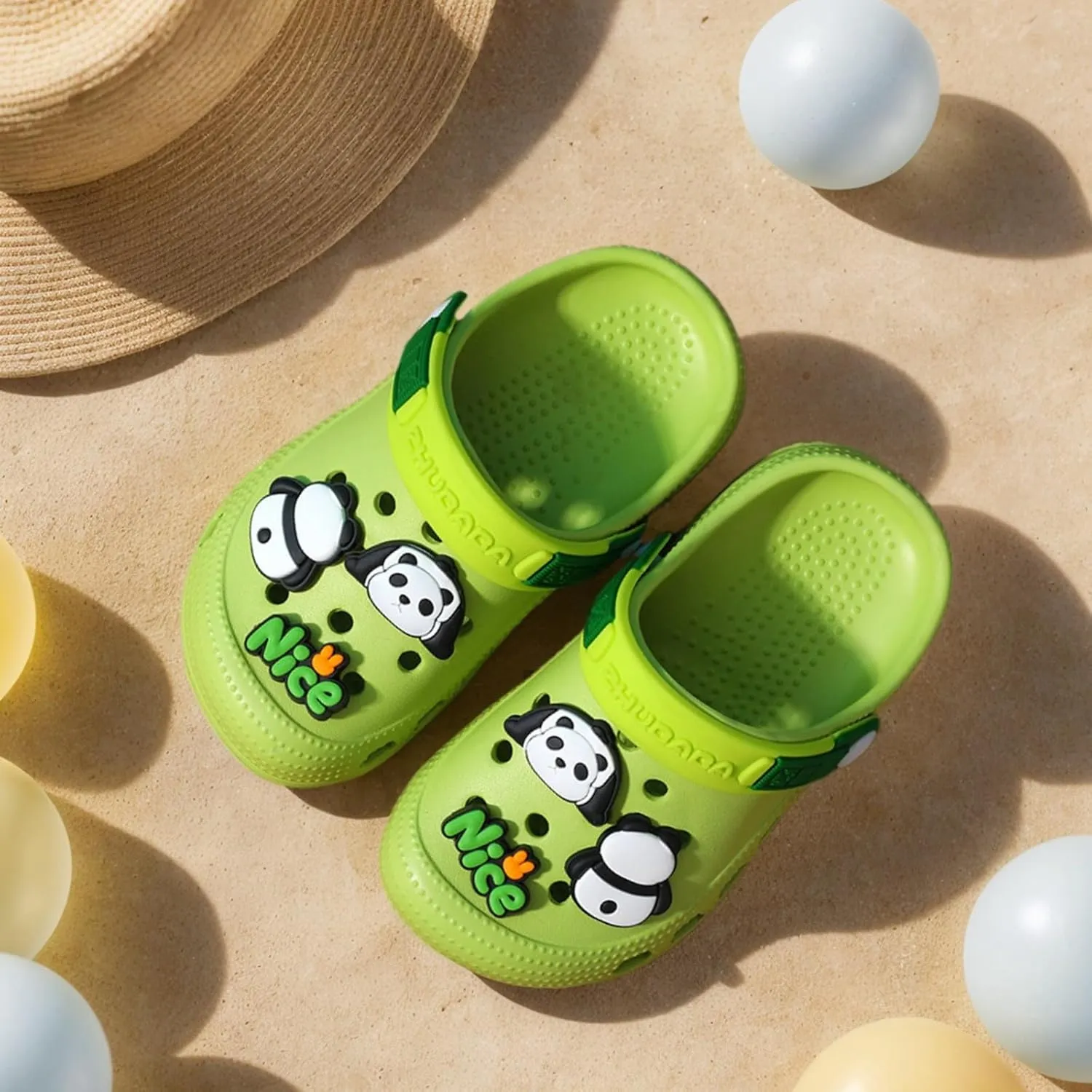 Kids Clogs Shoes Boys Girls Garden Slip On Shoes Toddler Clogs Cute Slides Slippers Indoor Outdoor Beach Pool Shower Sandals