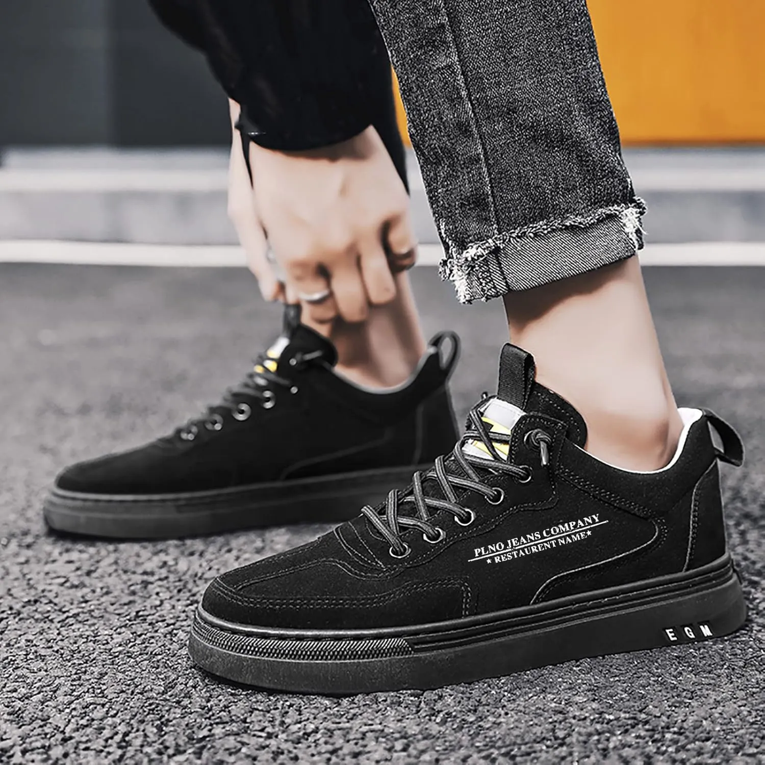Mens Slip on Shoes Men's Fashion Sneakers Sneaker for Men Slip on Shoe for Men Breathable Lightweight Sneaker