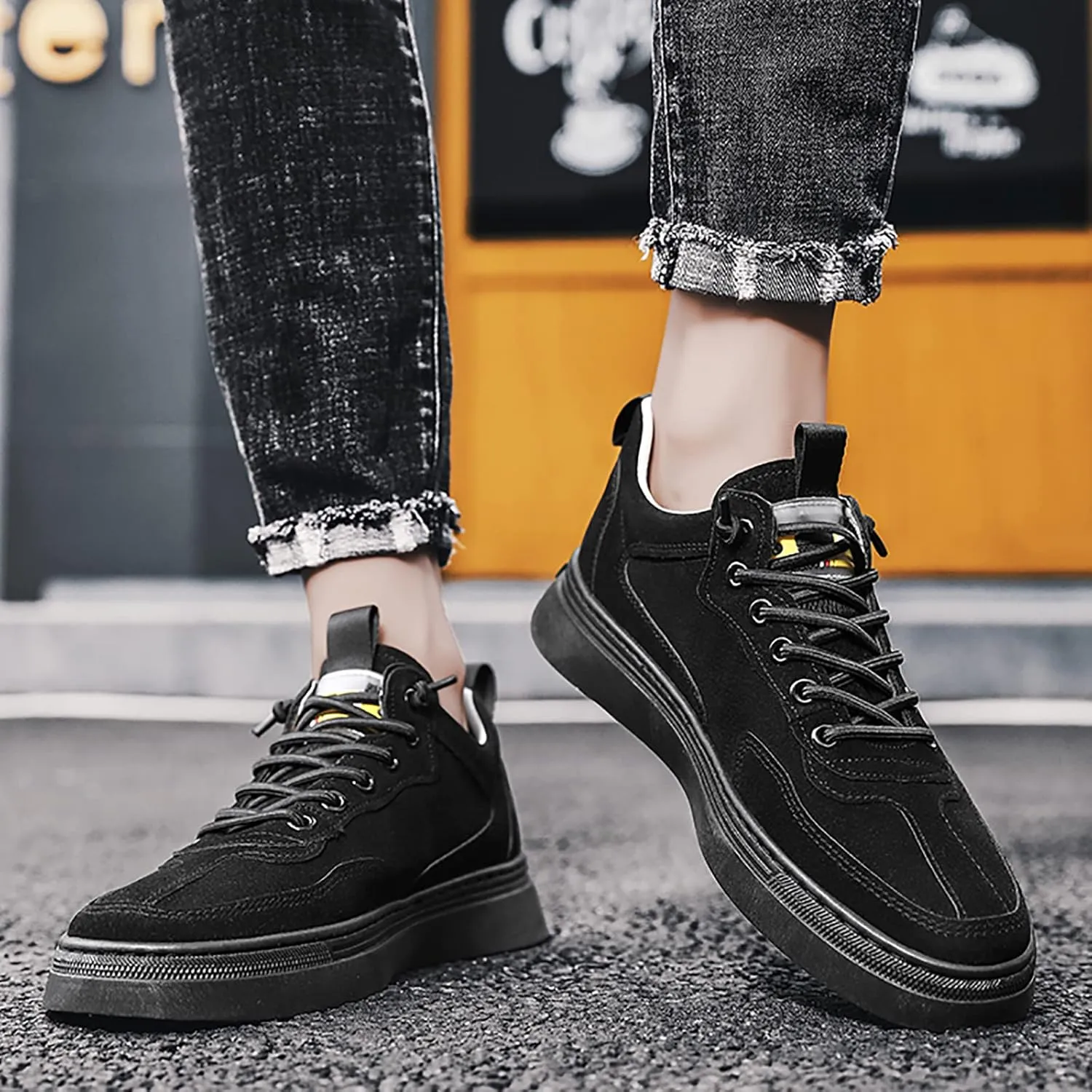 Mens Slip on Shoes Men's Fashion Sneakers Sneaker for Men Slip on Shoe for Men Breathable Lightweight Sneaker