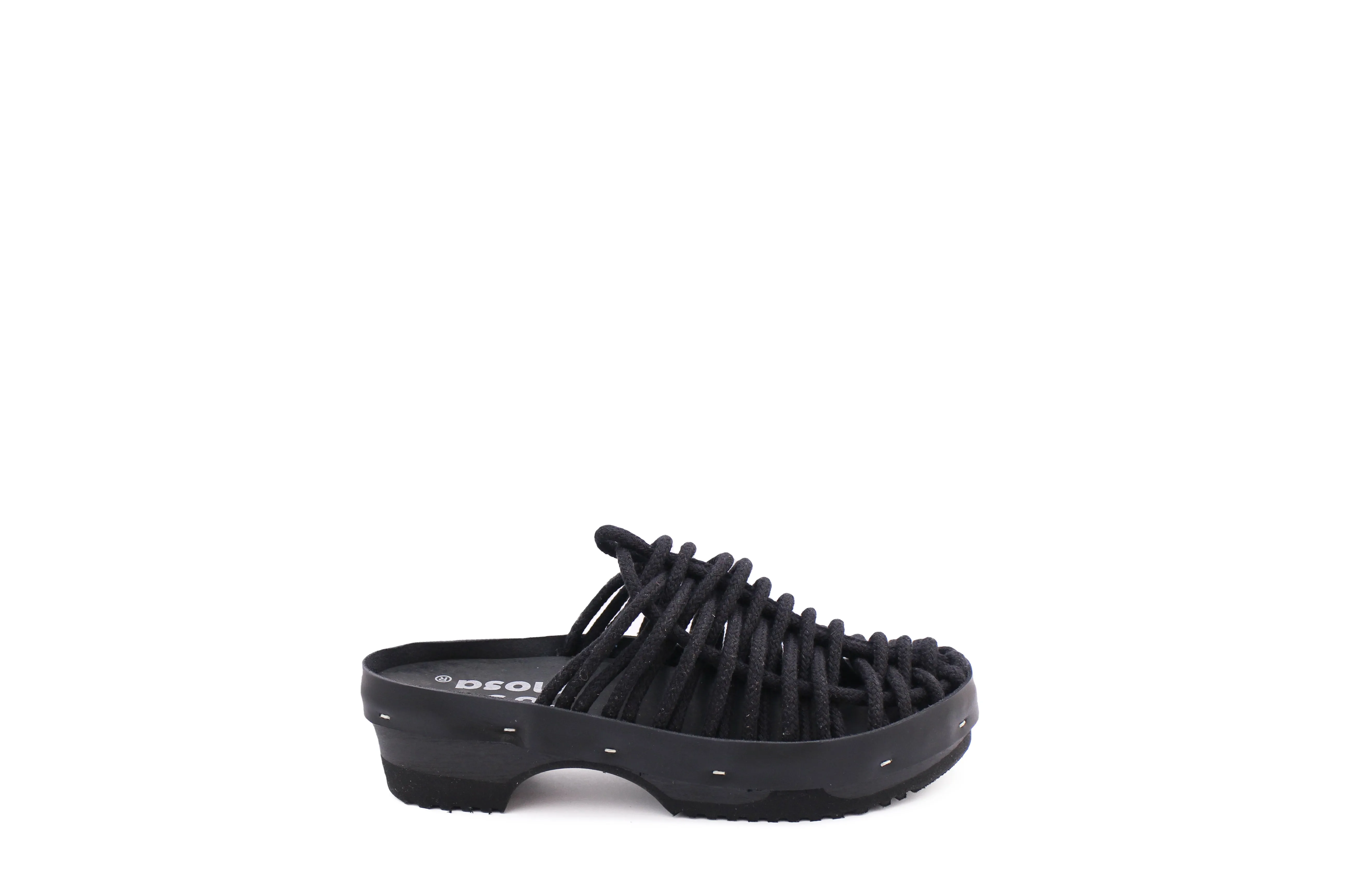 NET PANTO COTTON CLOG   AllBlack