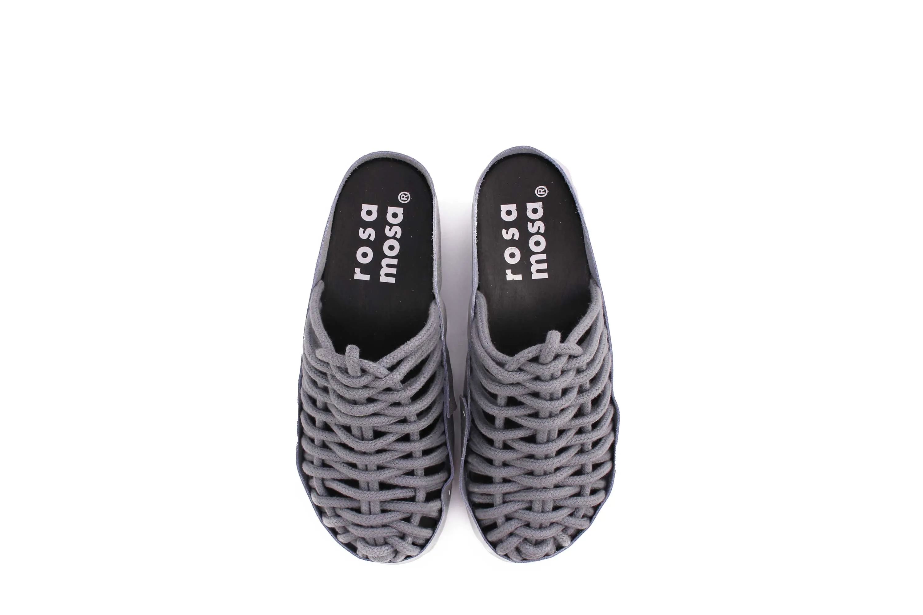 NET PANTO COTTON CLOG   Dark Grey