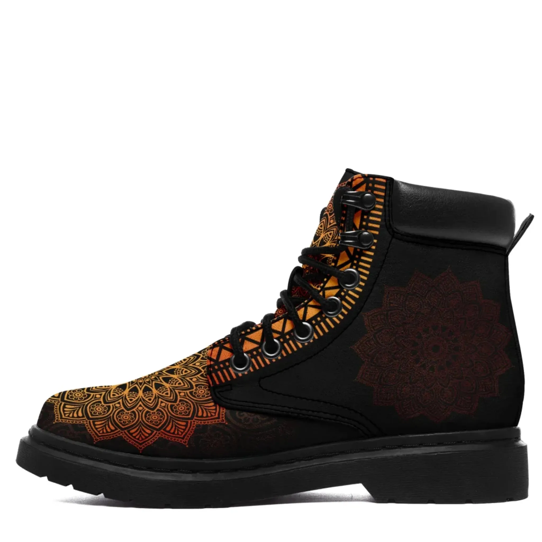 Personalized Yoga-Inspired Designs Boots, Custom Harmony Boots, Comfort and Fashion Boots