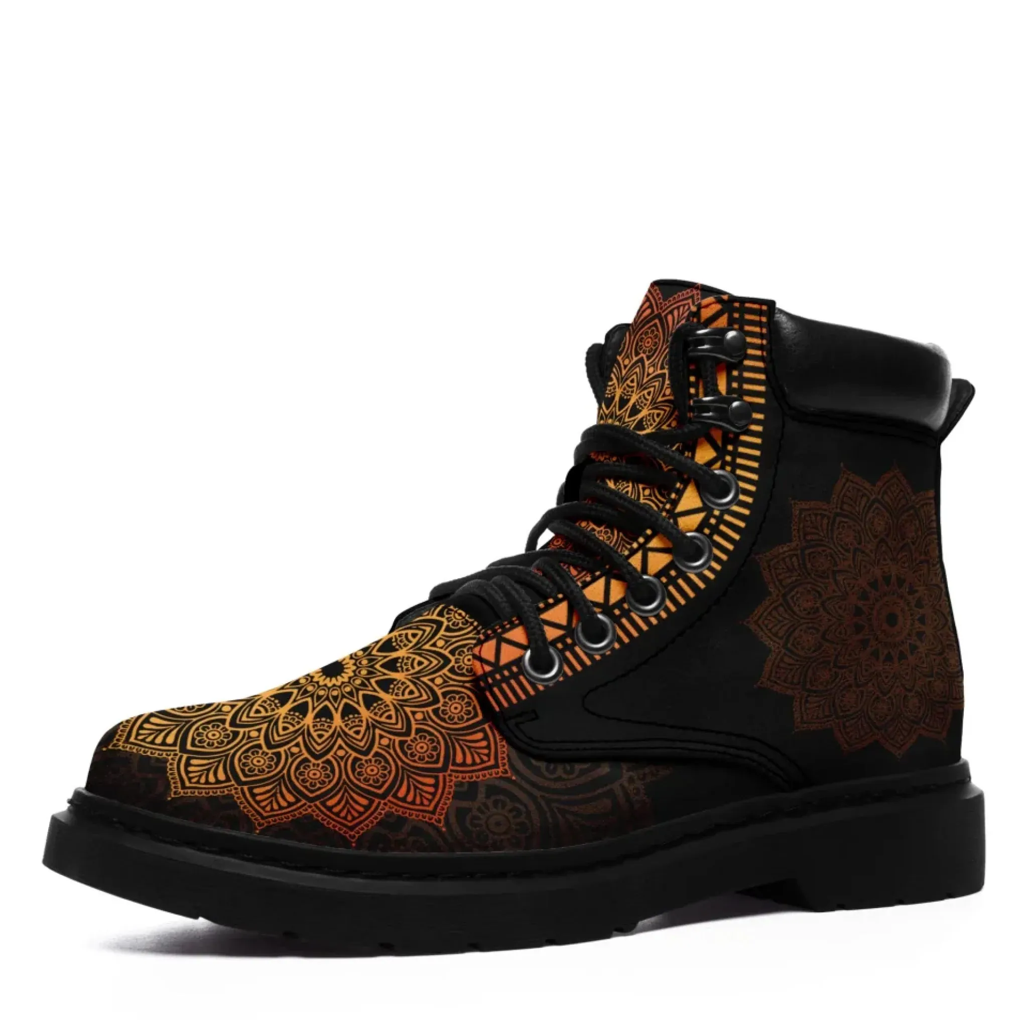 Personalized Yoga-Inspired Designs Boots, Custom Harmony Boots, Comfort and Fashion Boots