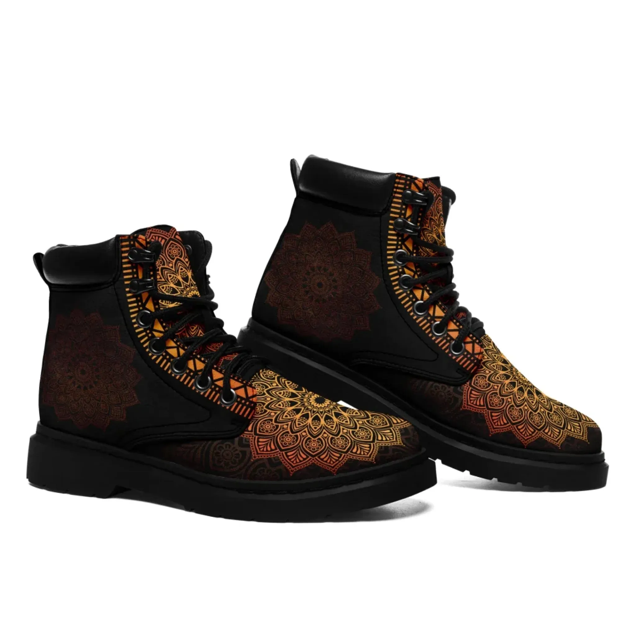 Personalized Yoga-Inspired Designs Boots, Custom Harmony Boots, Comfort and Fashion Boots