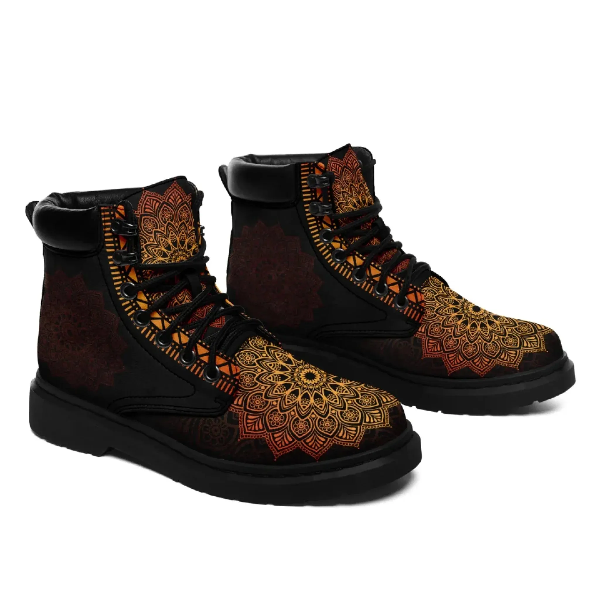 Personalized Yoga-Inspired Designs Boots, Custom Harmony Boots, Comfort and Fashion Boots