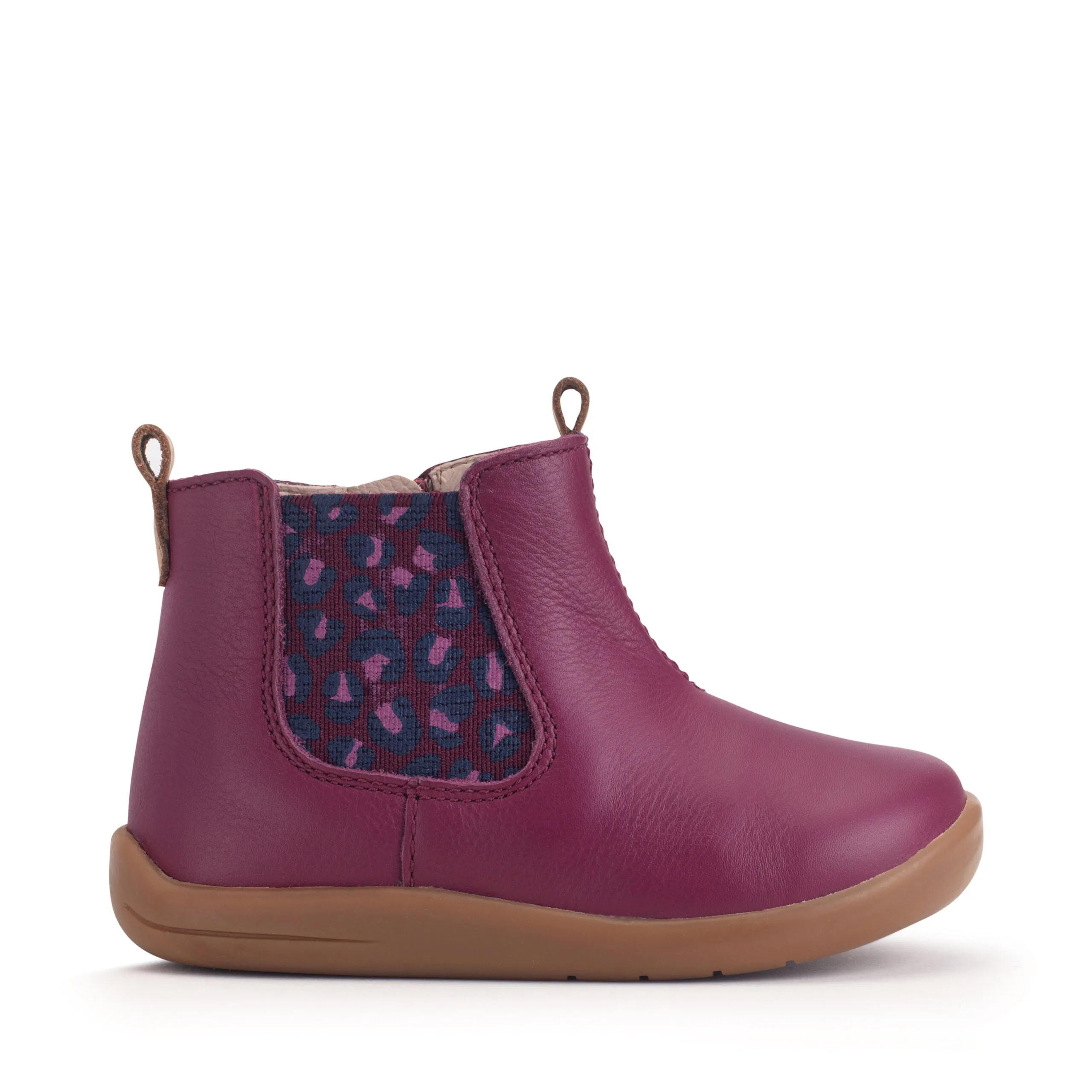Startrite Avenue First Walker Boots F Fitting Plum