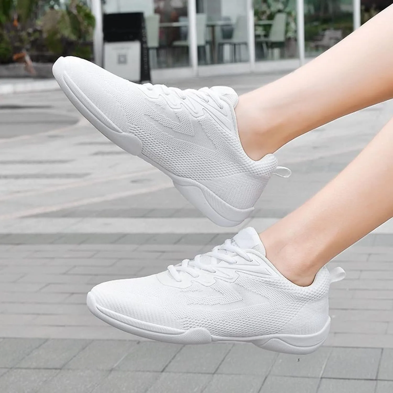 Womens Running Shoes Lightweight Breathable No Slip Mens Casual Shoes Mesh Breathable White Casual Shoes Fashion Sneakers Waterproof Tennis Shoe Cross Trainer Shoe