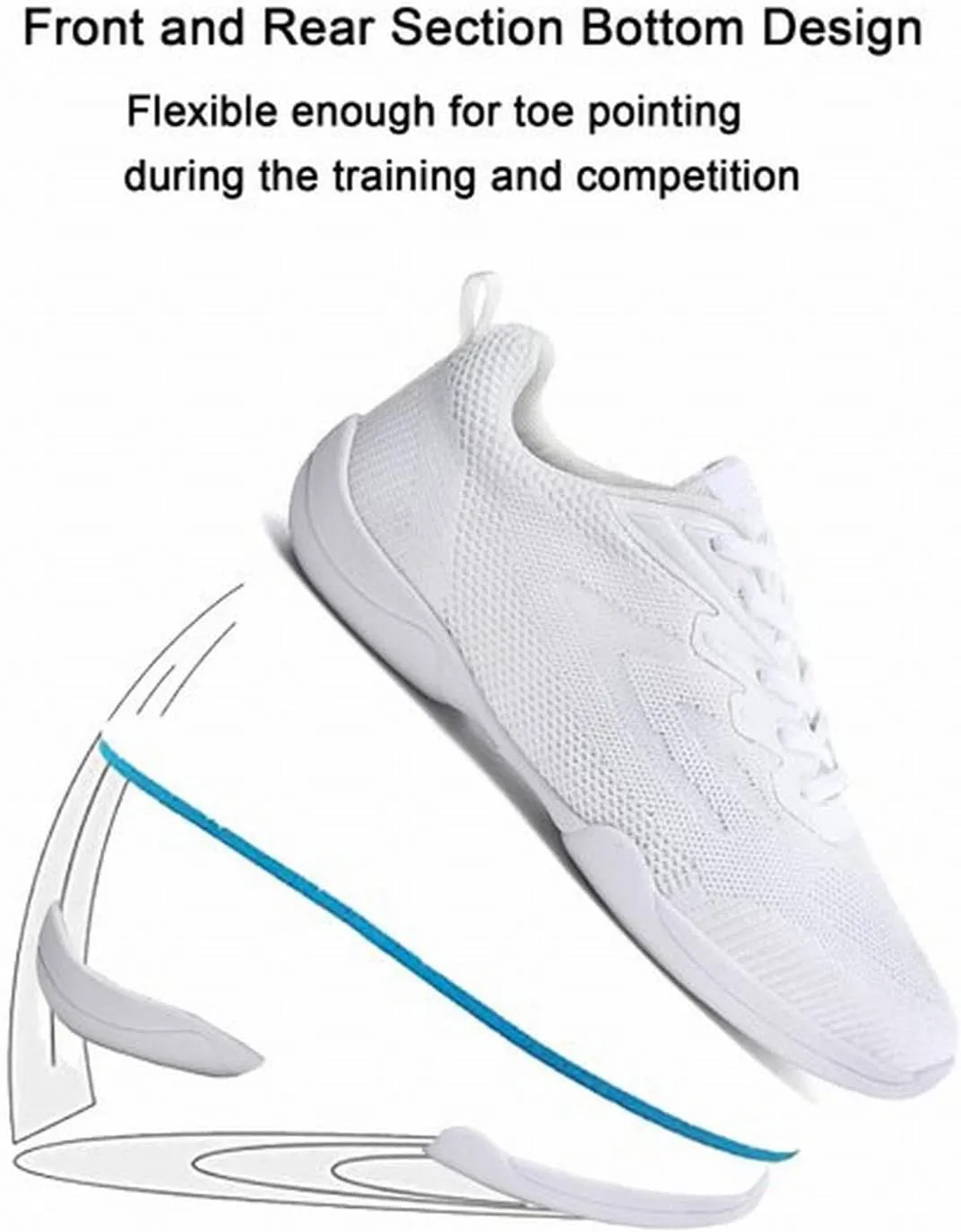 Womens Running Shoes Lightweight Breathable No Slip Mens Casual Shoes Mesh Breathable White Casual Shoes Fashion Sneakers Waterproof Tennis Shoe Cross Trainer Shoe