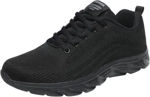Women's Running Walking Tennis Shoes Comfortable Lace Up Womens Running Shoes Sport Business Casual Shoes Men Shoes Sneakers Black Tennis Shoe Cross Trainer Shoe